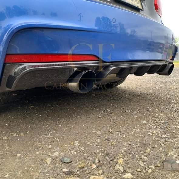 Carbon Fibre Rear Diffuser Dual Exhaust for BMW F30 F31 3 Series 12-19