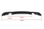 Carbon Fibre Rear Diffuser Dual Exhaust for BMW F30 F31 3 Series 12-19