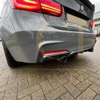 Carbon Fibre Rear Diffuser Dual Exhaust for BMW F30 F31 3 Series 12-19
