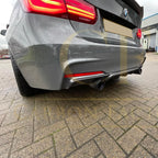 Carbon Fibre Rear Diffuser Dual Exhaust for BMW F30 F31 3 Series 12-19