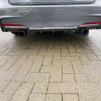 Carbon Fibre Rear Diffuser Dual Exhaust for BMW F30 F31 3 Series 12-19
