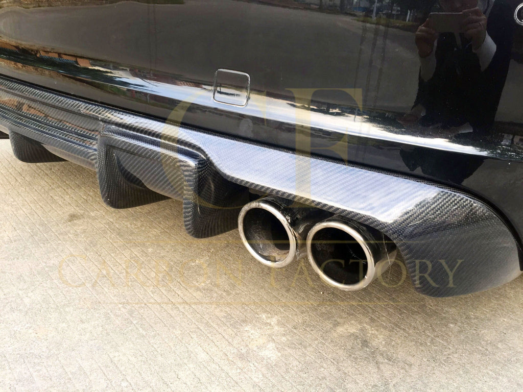 Carbon Fibre Rear Diffuser (Quad Exhaust) for Audi A3 Hatchback S Line & S3 13-15