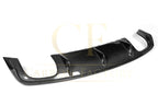 Carbon Fibre Rear Diffuser (Quad Exhaust) for Audi A3 S Line S3 Saloon 13-15