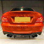 Carbon Fibre Rear Diffuser Quad Exhaust for BMW E82 E88 1M 11-14