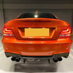 Carbon Fibre Rear Diffuser Quad Exhaust for BMW E82 E88 1M 11-14