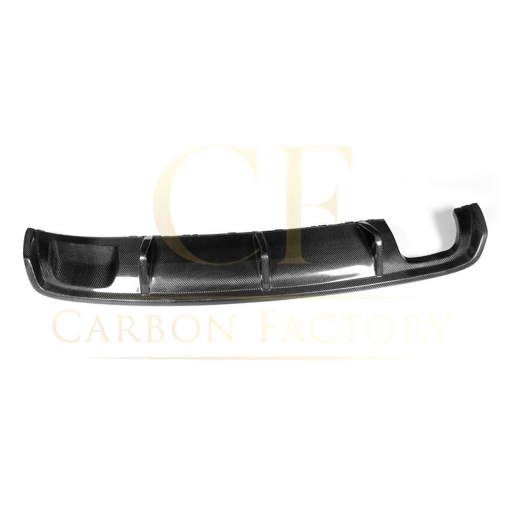 Carbon Fibre Rear Diffuser (Twin Exhaust) for Audi A3 Saloon Non S Line 13-15