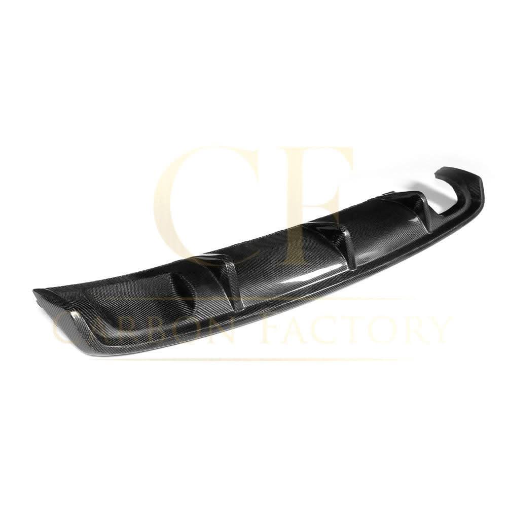 Carbon Fibre Rear Diffuser (Twin Exhaust) for Audi A3 Saloon Non S Line 13-15