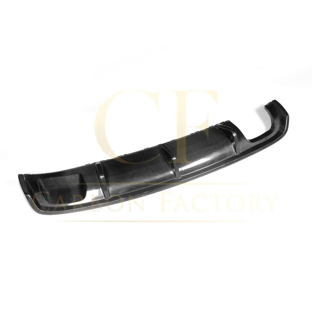 Carbon Fibre Rear Diffuser (Twin Exhaust) for Audi A3 Saloon Non S Line 13-15