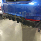 Carbon Fibre Rear Diffuser Twin Exhaust for BMW F32 F33 F36 4 Series 14-20