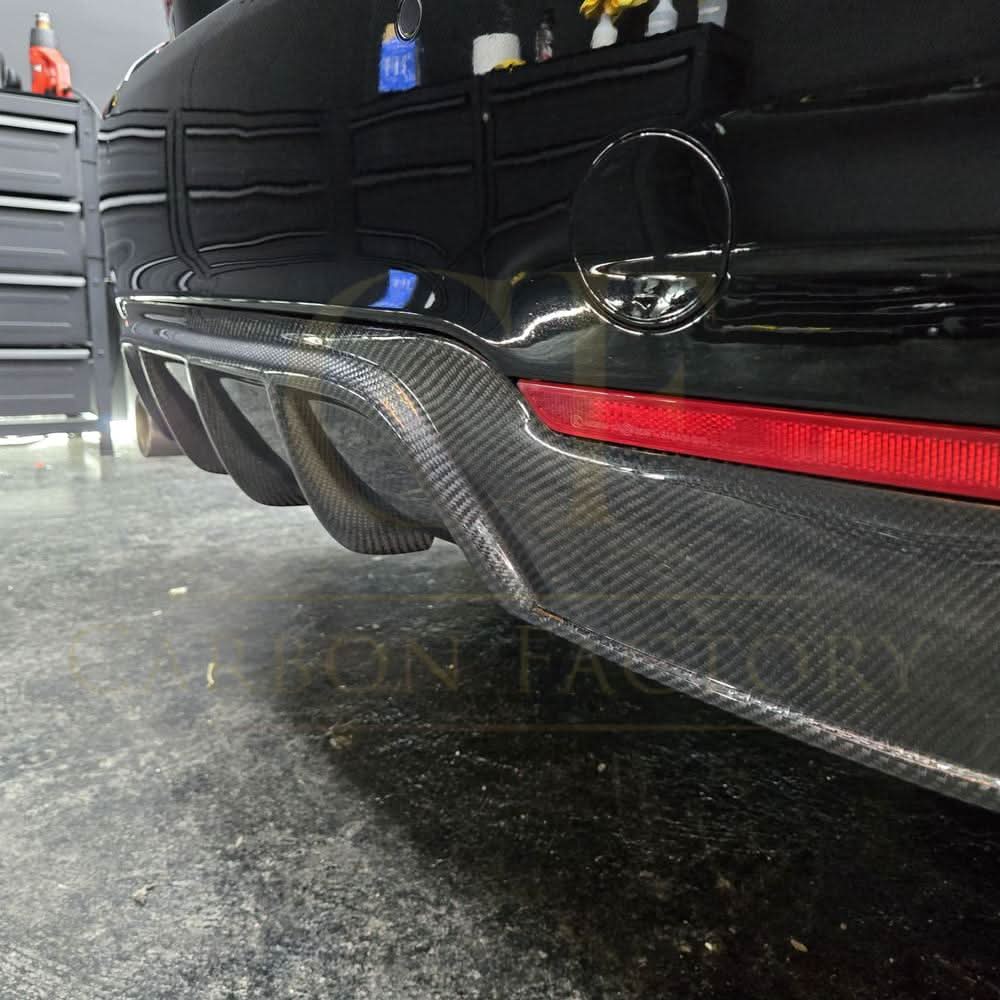 Carbon Fibre Rear Diffuser Twin Exhaust for BMW F32 F33 F36 4 Series 14-20