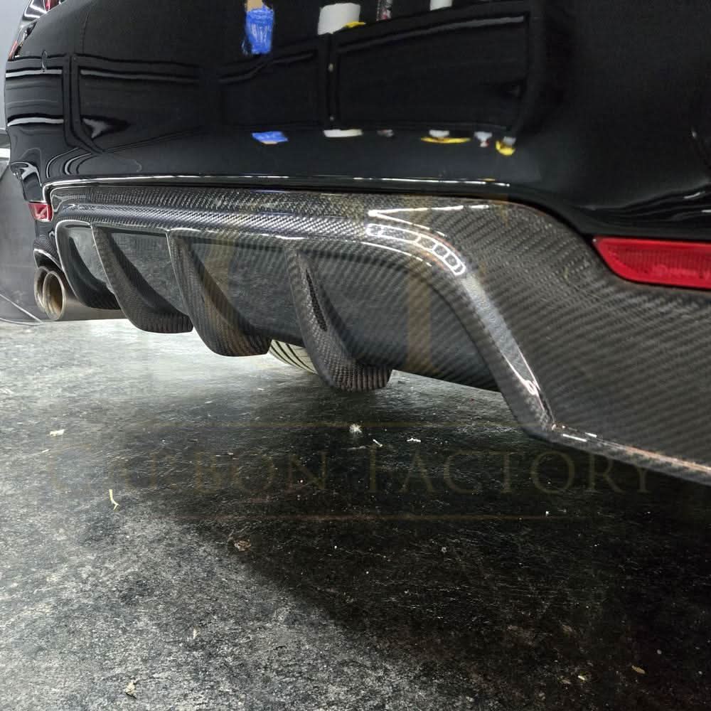 Carbon Fibre Rear Diffuser Twin Exhaust for BMW F32 F33 F36 4 Series 14-20