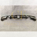 Carbon Fibre Rear Diffuser with LED Light Dual Exhaust for BMW F30 F31 3 Series 12-19