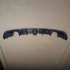 Carbon Fibre Rear Diffuser with LED Light Dual Exhaust for BMW F30 F31 3 Series 12-19