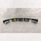 Carbon Fibre Rear Diffuser with LED Light Dual Exhaust for BMW F30 F31 3 Series 12-19