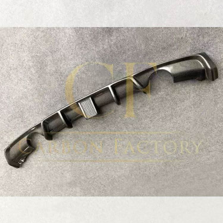 Carbon Fibre Rear Diffuser with LED Light Dual Exhaust for BMW F30 F31 3 Series 12-19