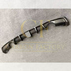 Carbon Fibre Rear Diffuser with LED Light Dual Exhaust for BMW F30 F31 3 Series 12-19