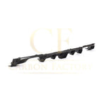 Carbon Fibre Rear Diffuser with LED Light Quad Exhaust for BMW F30 F31 3 Series 12-19