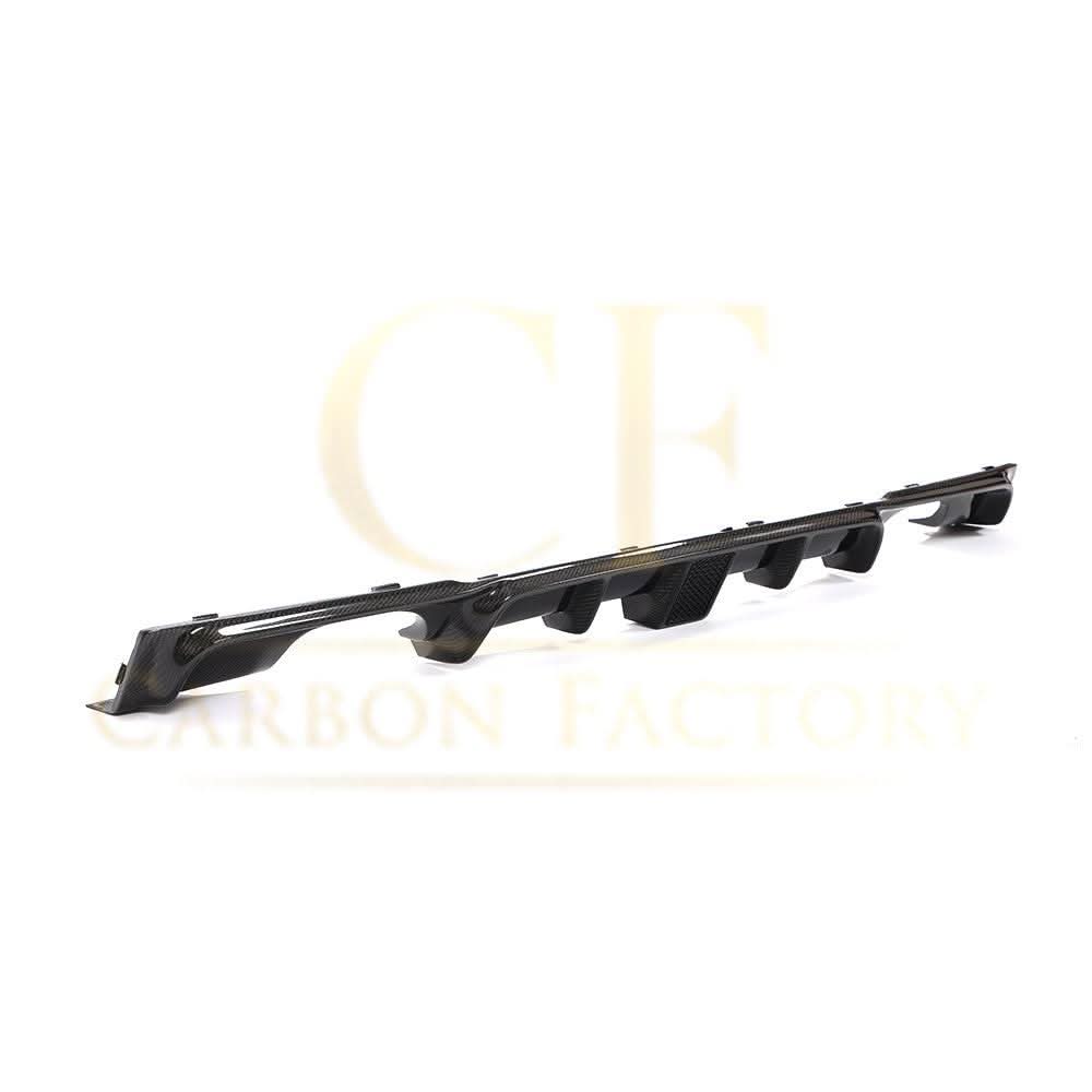 Carbon Fibre Rear Diffuser with LED Light Quad Exhaust for BMW F30 F31 3 Series 12-19