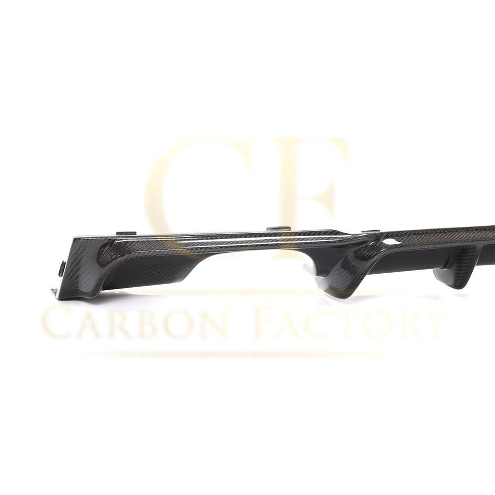 Carbon Fibre Rear Diffuser with LED Light Quad Exhaust for BMW F30 F31 3 Series 12-19