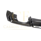 Carbon Fibre Rear Diffuser with LED Light Quad Exhaust for BMW F30 F31 3 Series 12-19