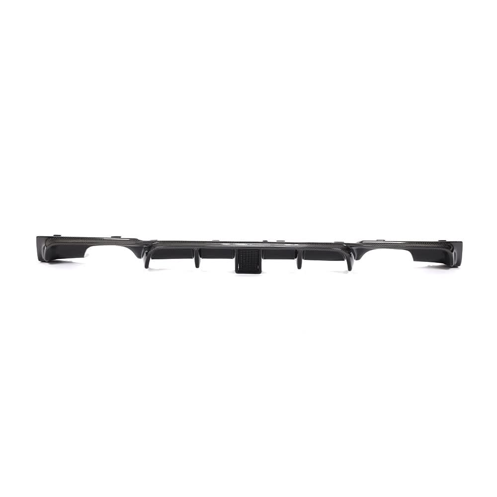 Carbon Fibre Rear Diffuser with LED Light Quad Exhaust for BMW F30 F31 3 Series 12-19