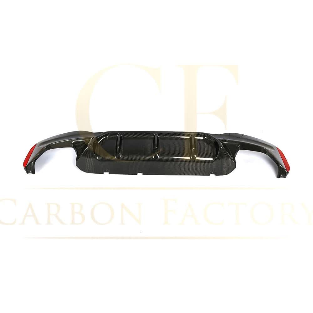 Carbon Fibre Rear Diffuser with Quad Exhaust Pipe for BMW G30 G31 5 Series M Sport 17-23