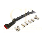 Carbon Fibre Rear Diffuser with Quad Exhaust Pipe for BMW G30 G31 5 Series M Sport 17-23