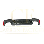 Carbon Fibre Rear Diffuser with Quad Exhaust Pipe for BMW G30 G31 5 Series M Sport 17-23