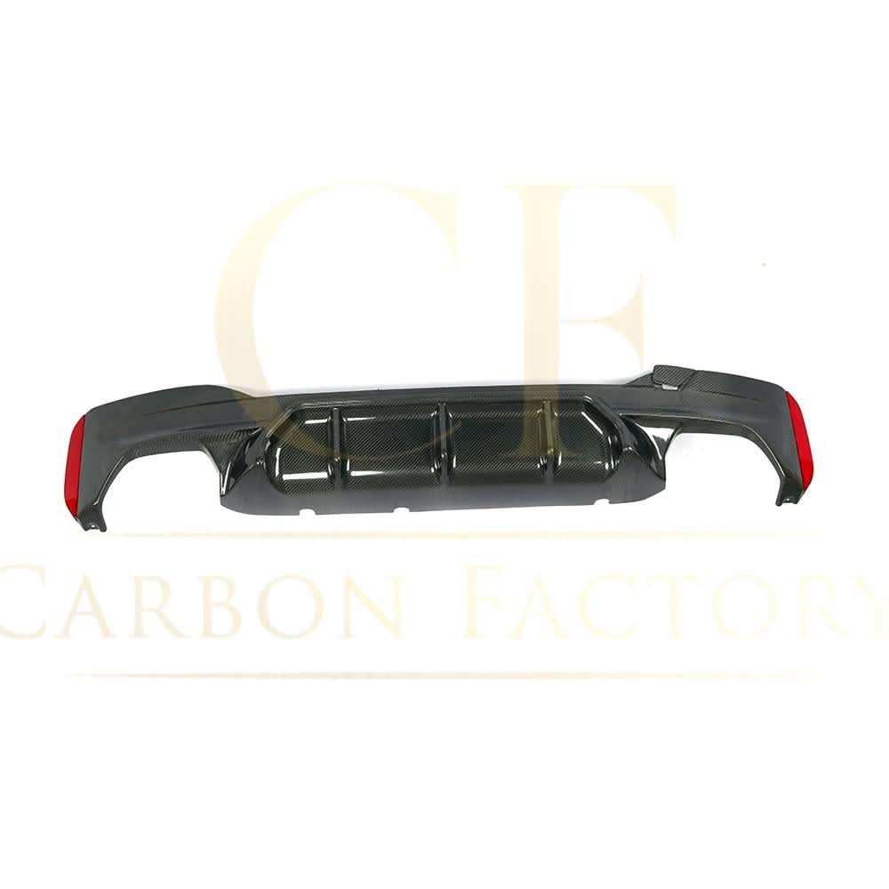 Carbon Fibre Rear Diffuser with Quad Exhaust Pipe for BMW G30 G31 5 Series M Sport 17-23