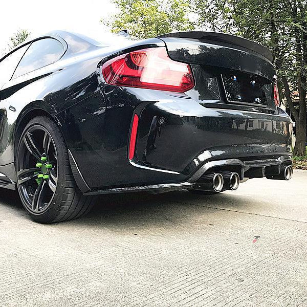 Carbon Fibre Rear Fender Trim for BMW F87 F87C M2 16-21