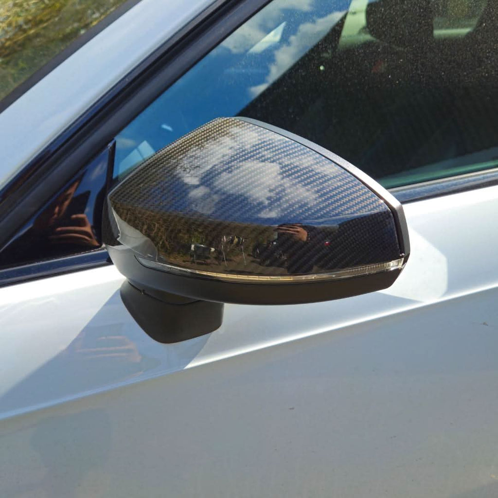 Carbon Fibre Replacement Mirror Covers for Audi 8V A3 S3 RS3 13-20