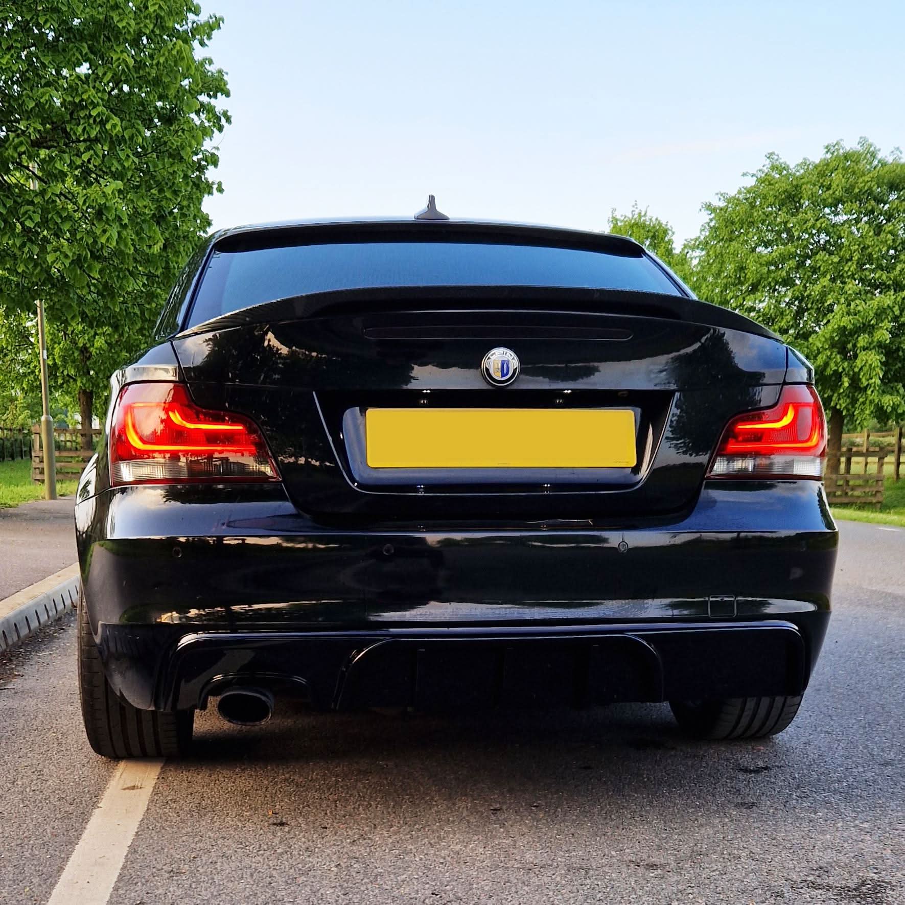 Carbon Fibre Roof Spoiler for BMW 1 Series E82 10-13
