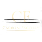 Carbon Fibre Side Skirts Trims for Mercedes C238 E Class Coupe 16-23