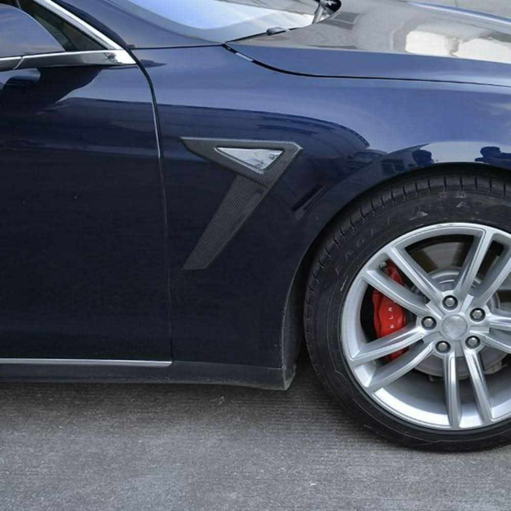 Carbon Fibre Side Vents Cover for Tesla Model S P85 14-17