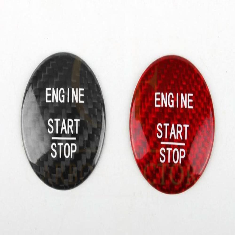 Carbon Fibre Universal Keyless Go Engine Start Button for Mercedes Benz