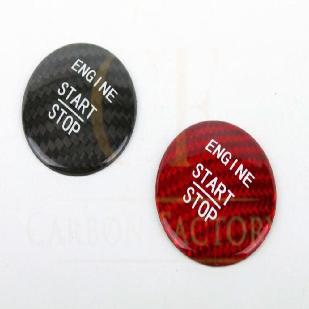 Carbon Fibre Universal Keyless Go Engine Start Button for Mercedes Benz