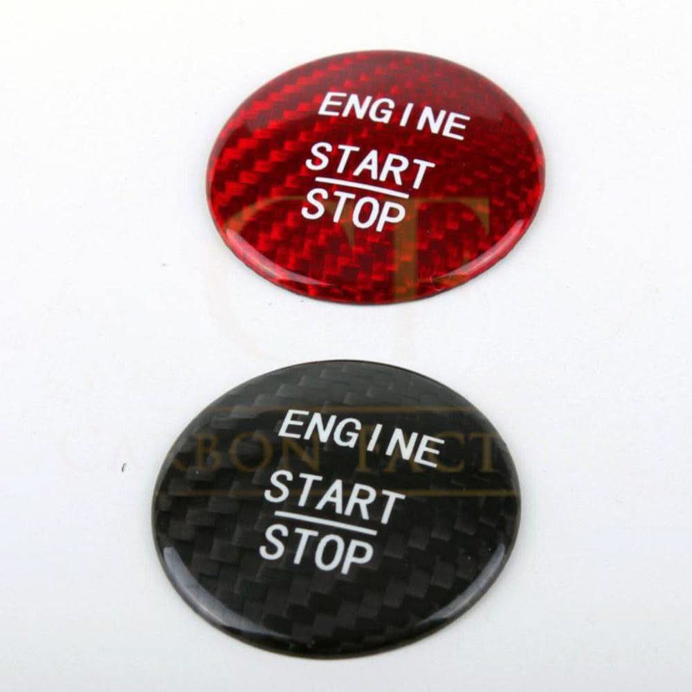 Carbon Fibre Universal Keyless Go Engine Start Button for Mercedes Benz