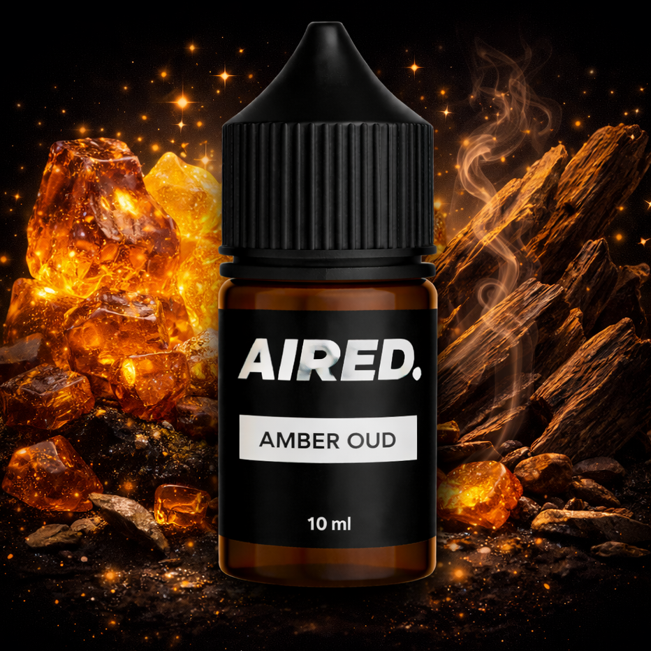 AIRED. Amber Oud Scented Essential Oil / Aromatherapy Oil (10ml)