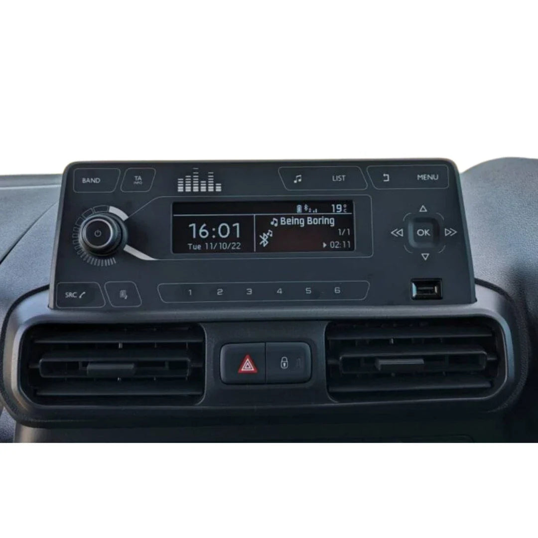 Citroen Berlingo Peugeot Partner Vauxhall Combo 10" Apple Carplay / Android Auto Stereo Upgrade 2018-23