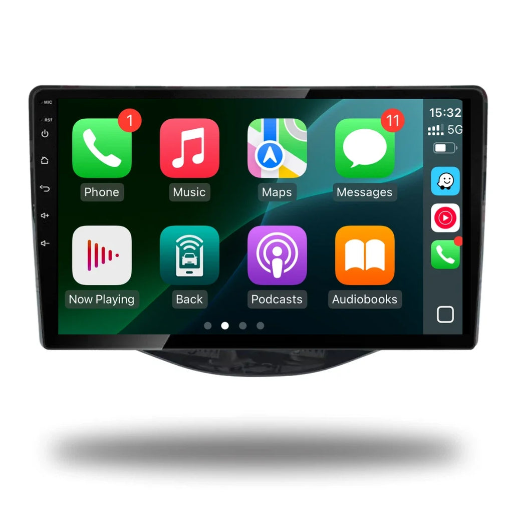 Citroen C1 Peugeot 108 Toyota Aygo Apple Carplay / Android Auto 9" Stereo Upgrade (2014-21)