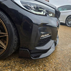 Competition Style Gloss Black Front Splitter for BMW 3 Series G20 G21 Pre-LCI 19-22