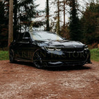 Competition Style Gloss Black Front Splitter for BMW 3 Series G20 G21 Pre-LCI 19-22