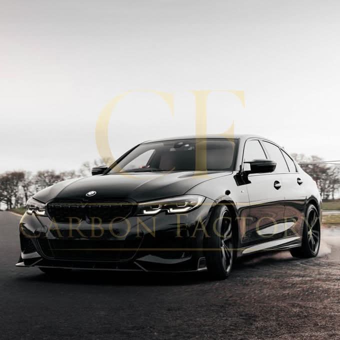 Competition Style Gloss Black Front Splitter for BMW 3 Series G20 G21 Pre-LCI 19-22
