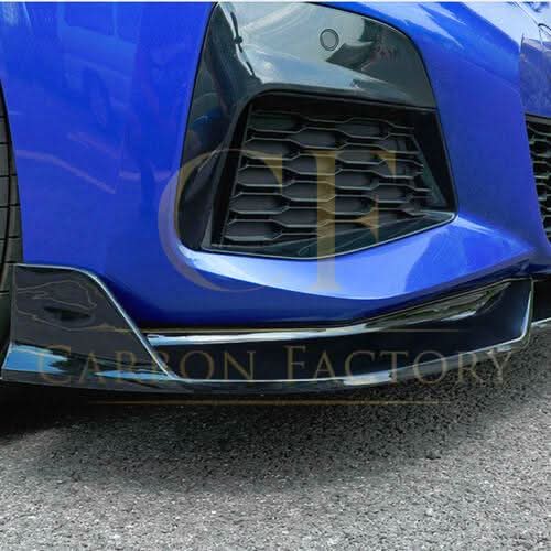 Competition Style Gloss Black Front Splitter for BMW 3 Series G20 G21 Pre-LCI 19-22