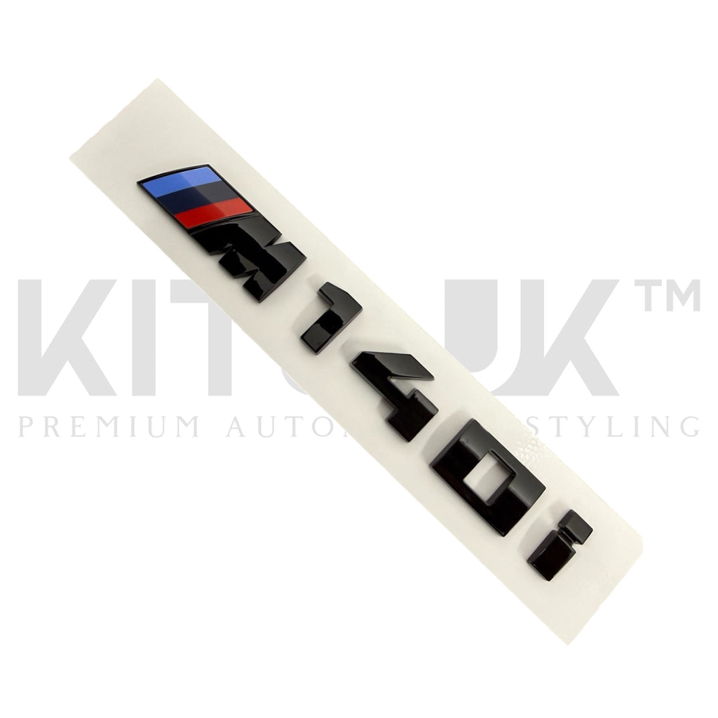BMW M140i Black Tailgate Badge