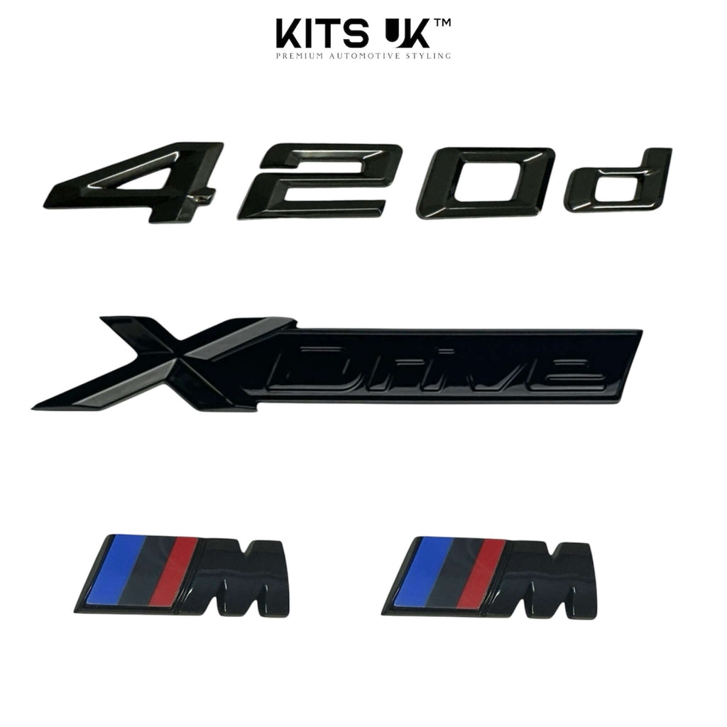 BMW XDrive Black Badge Package | Gloss Black De-Chrome Kit