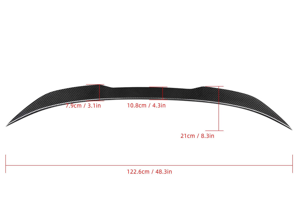 DA Style Pre-Preg Carbon Fibre Boot Spoiler for BMW 3 Series F30 F80 Saloon inc M3 13-18