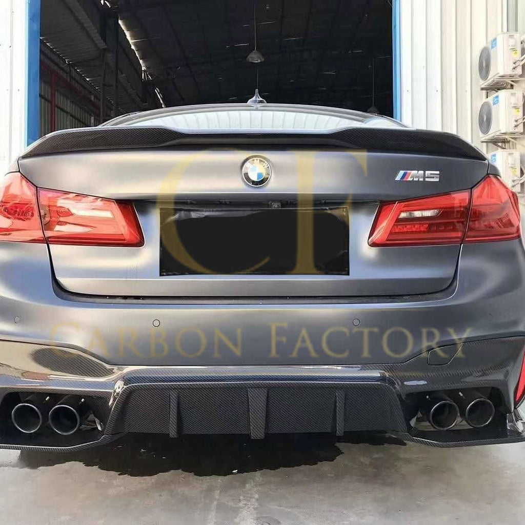 DA Style Pre-Preg Carbon Fibre Boot Spoiler for BMW 5 Series G30 F90 M5 17-23