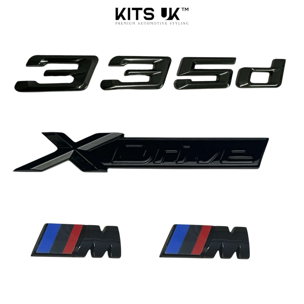 BMW XDrive Black Badge Package | Gloss Black De-Chrome Kit