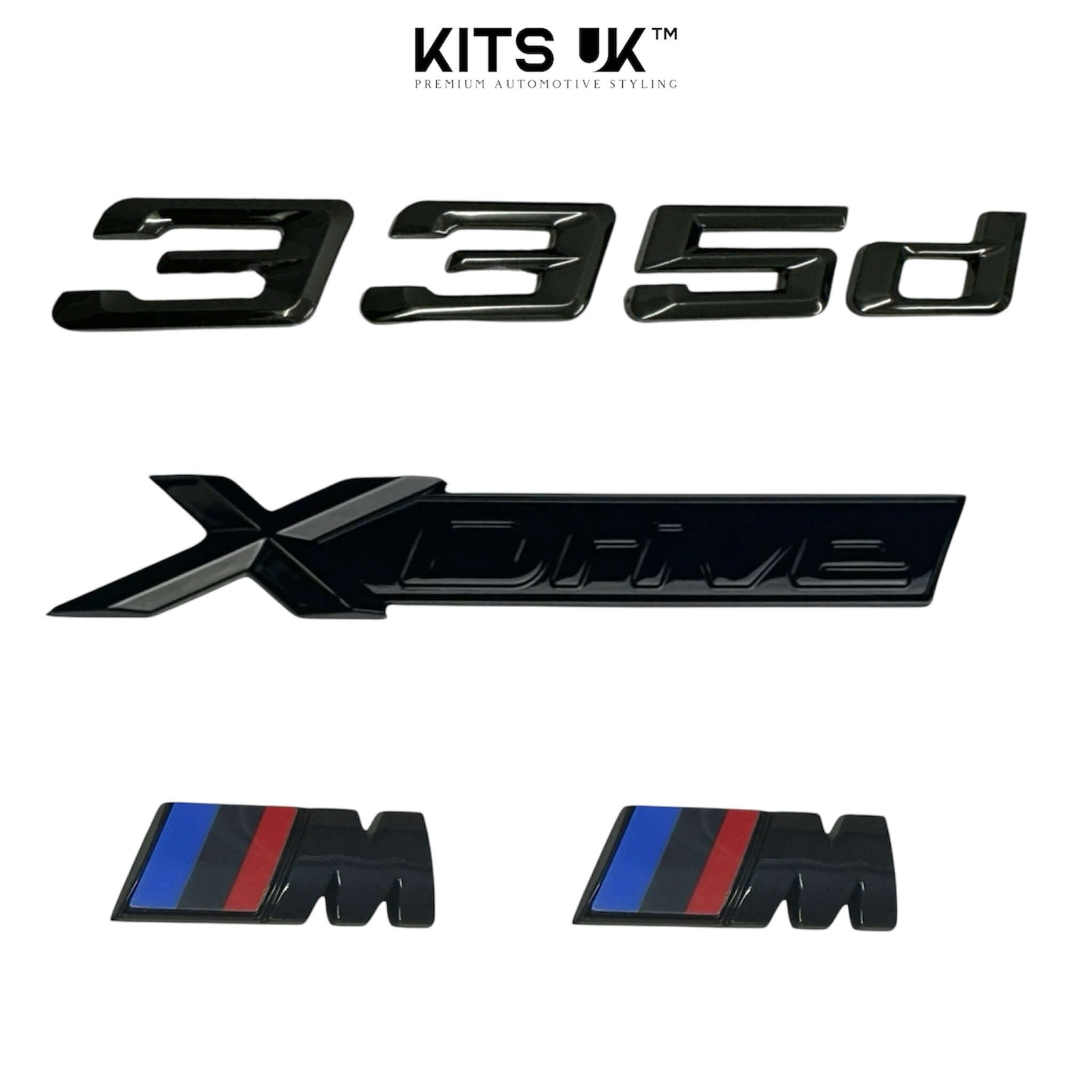 BMW XDrive Black Badge Package | Gloss Black De-Chrome Kit